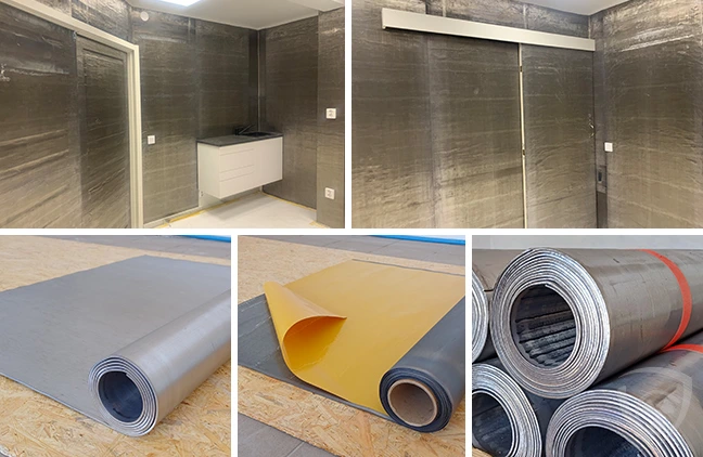 Olověné fólie a plechy Coradika – realizace veterinární ordinace s radiační ochranou.